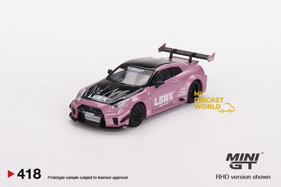 1/64 MINI GT # 418 LB-Silhouette Works GT Nissan 35GT-RR Passion