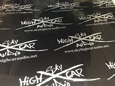 90 sq ft 80 Mil SKy High Door Kit CDL Sound Deadener Dampening Car Audio 