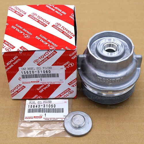 1562031060+1564331050 GENUINE OIL FILTER HOUSING CAP HOLDER+PLUG