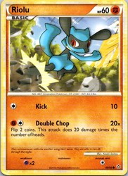 Riolu 60/95 Unleashed Reverse Holo Pokémon Card