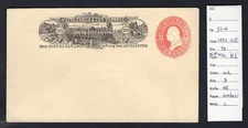 USA 1880s Wells Fargo Co Express Imprint on 2c Stamped Envelope Cover
