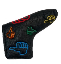 ELVES Golf Putter Head Cover Embroidered Blade Headcover Quick Patch Closure