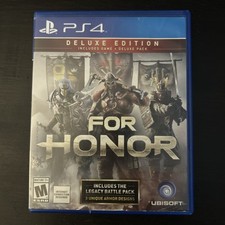 For Honor: Deluxe Edition (Sony PlayStation 4, 2017) Tested