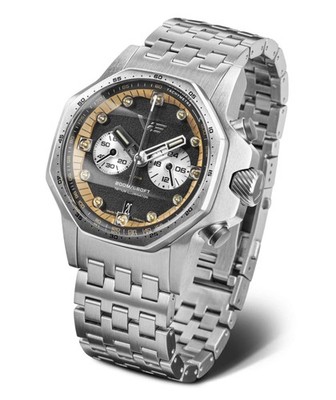 Vostok Europe ATOMIC AGE VK64-640A698B Herren Hybrid Quarz Uhr