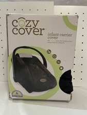 Cozy Cover Black Infant Carrier Cover New 15.00
