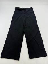 Spanx Pants Womens 2XL Black Wide Leg Knit Sweatpants Pull On Stretch Lounge
