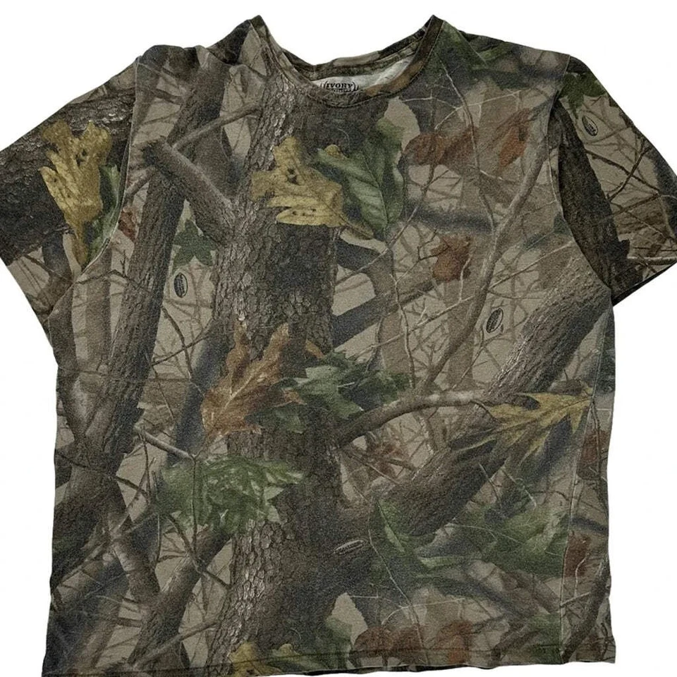 Camiseta camuflada marfil - algodón camuflado grande Foto 4 de 4