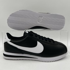 Womens Size 6 Nike Cortez Leather Black White Sneakers DN1791 001 NEW