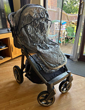 Oyster Oyster3 Single Travel System Pushchair Pram Grey/Black 5-Point Harness