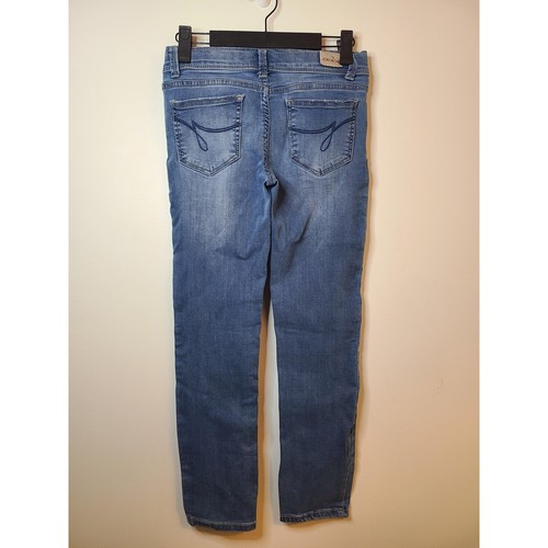 Jordache Jeans Girls 10 Blue Skinny Stretch Denim Medium Wash Zip Fly Casual - Picture 3 of 6