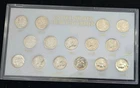 1941-1945 PDS Mercury Dimes - Uncirculated 15 Coin Short Set in Capital Holder