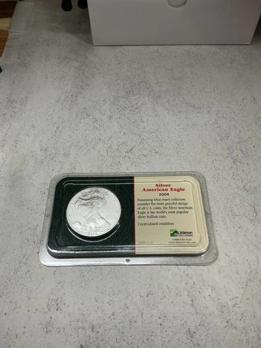 2003 UNCIRCULATED SILVER EAGLE LITTLETON RETAIL PACKAGED 1 oz .999 silver