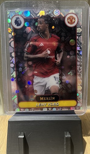 2026 Topps Merlin Premier League Parallel Leny Yoro Manchester United m