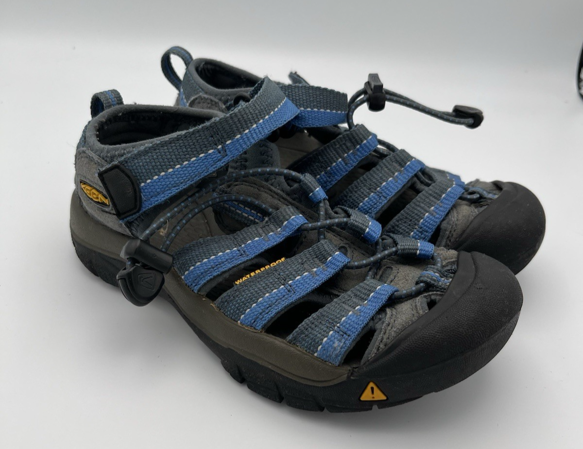 Scarpe sandali trekking impermeabili Keen Newport H2 donna taglia 1 acciaio grigio blu