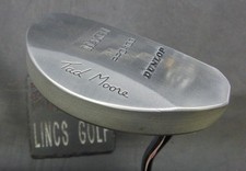Dunlop Tad Moore Maxfli Pro-100 Putter Steel Shaft 89cm Length Royal Grip