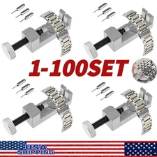 New Metal Adjustable Watch Band Strap Bracelet Link Pin Remover Repair Tool Kit