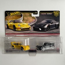 Hot Wheels Premium Car Culture porsche 993 gt3 + porsche 718 cayman gt4 2 pack