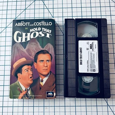 HOLD THAT GHOST VHS 1941 Classic Comedy Abbott & Costello MCA Universal USED