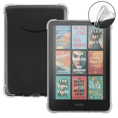 For Amazon Kindle Oasis 2 2017 2019 10th Gen 7" Shockproof Clear Case TPU Cover