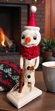 Bethany Lowe Debra Schoch Christmas Hop Hop Jingle Boo Snowman NEW!