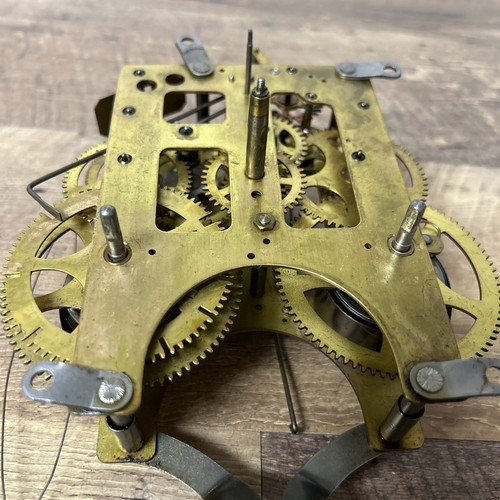 Vtg antique Gilbert mantel mechanical wind up clock Movement (PARTS OR REPAIR) - Picture 6 of 6