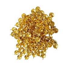 Upholstery Tacks 7/16 Inch 1117mm Decorative Furniture Nails Gold 200 PCS Pack