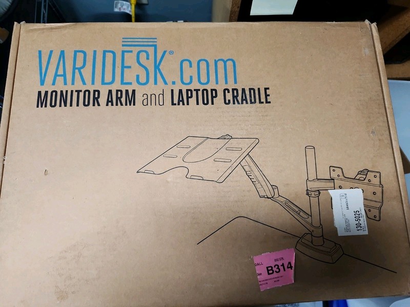 Varidesk Moniter Arm & Laptop Stand