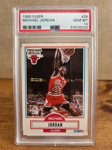 1990 Fleer #26 Michael Jordan PSA 10 GEM Mint HOF Chicago Bulls GOAT