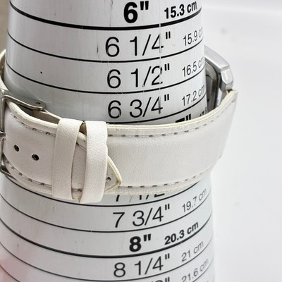 Elvis Presley Watch Rock and Roll Memorabilia White Strap Square
