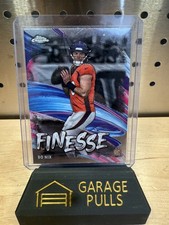 2024 Topps Chrome Finesse Refractor #F-4 Bo Nix Denver Broncos RC