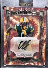 Matthew Golden True 1/1 Tie Dye 5 Card Draw Case Hit Packers Rookie  Card 1 Of 1