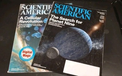 Scientific American Magazine Bundle Of 2 2025 Books