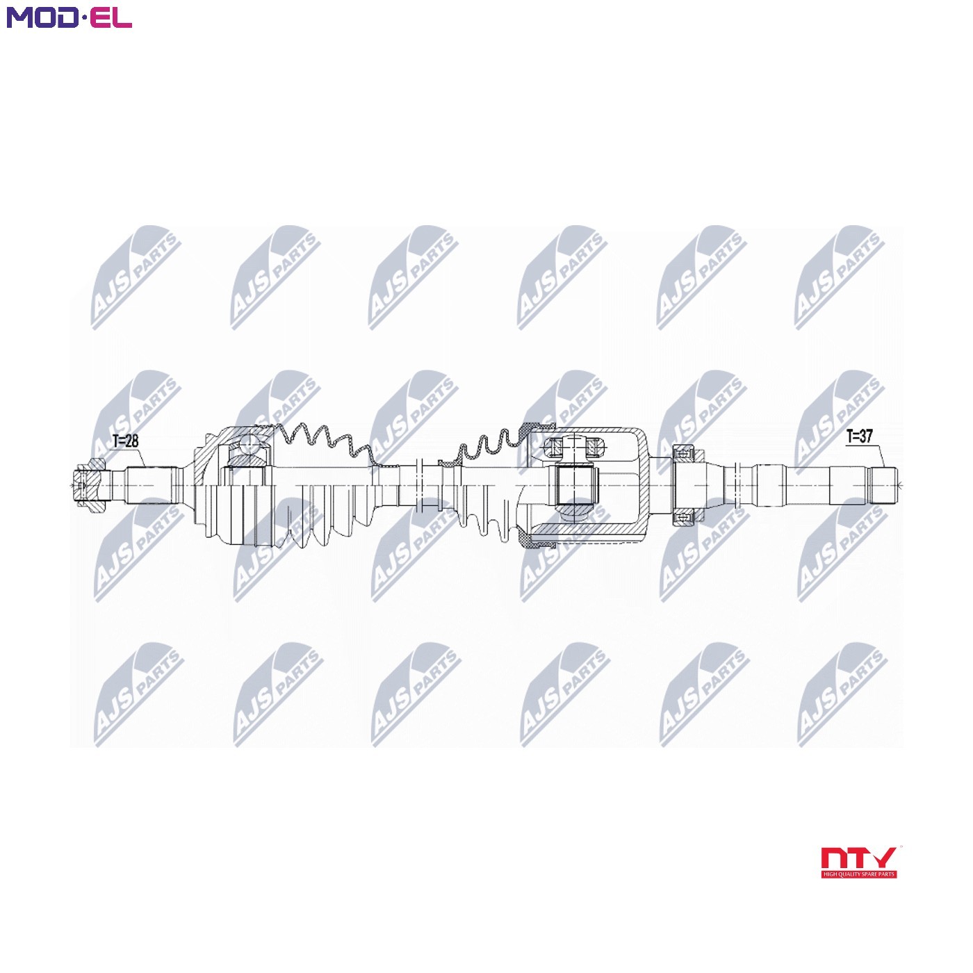 Drive shaft suitable for Citroen Jumpy 2.0HDI 120HP/150HP 16-, Spacetourer 2.0H - Image 4