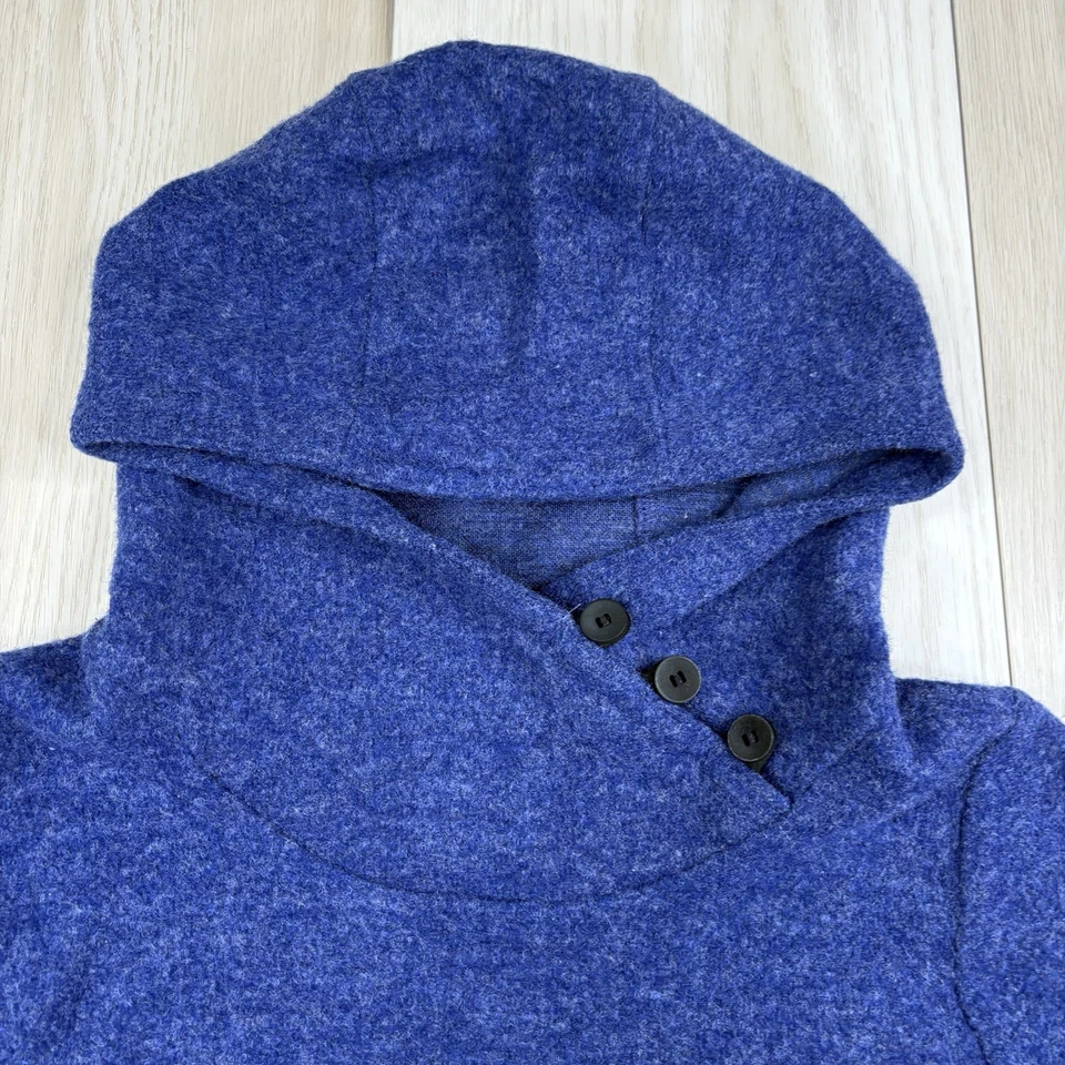 Ibex Merino Wool Reese Pullover Baselayer Hiking Blue Hoodie Women’s Size XS - Image 4 of 4