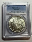 1921-P $1 Morgan Silver Dollar PCGS MS65 Blast White