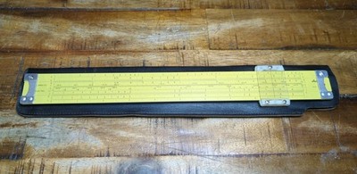 Pickett Metal Slide Rule Model N902-ES Simplex Trig in Original Sleeve