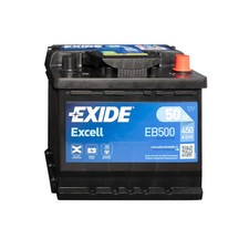 Exide Excell EB500 12V 50Ah 450A Blei-Säure Autobatterie 44Ah 60Ah 62Ah 