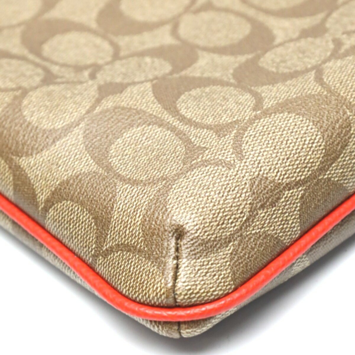 COACH Shoulder Bag Crossbody CC Canvas Signature Leather F35940 Brown A-260113-1 thumbnail 9