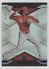 2021 Panini Chronicles Titanium Blue 32/99 Jose Garcia #5 0wp8