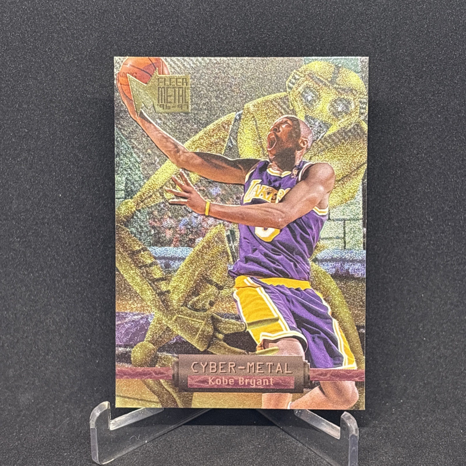 1996-97 Fleer Metal - Cyber-Metal Kobe Bryant #5 (RC)