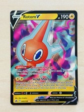 Rotom V 45/159 - SWSH Crown Zenith Ultra Rare Holo - Pokemon TCG Card NM