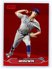 2024 Stadium Club #41 Ben Brown Red Foil RC Rookie