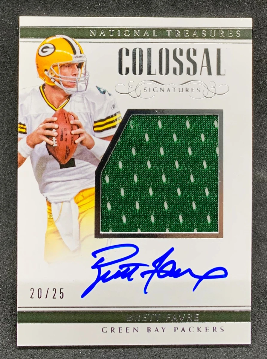 Panini Brett Favre Football Autographed Sports Trading Cards