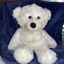 Warmies Soothing Therapy Marshmallow Bear Plush Ivory, 15-inch, Microwavable