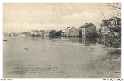 ATPP12-0931-94 - Choisy Le Roi - Überschwemmungen Von Januar 1910 - Ufer Der Sei