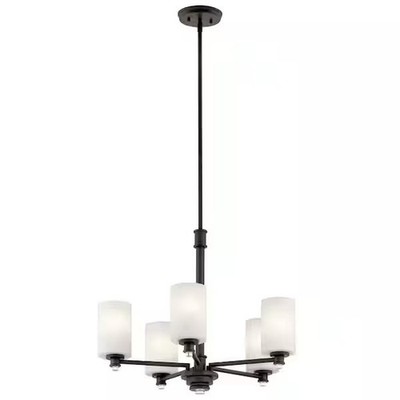 Kichler 43923OZ Joelson 5-Light Chandelier in Olde Bronze