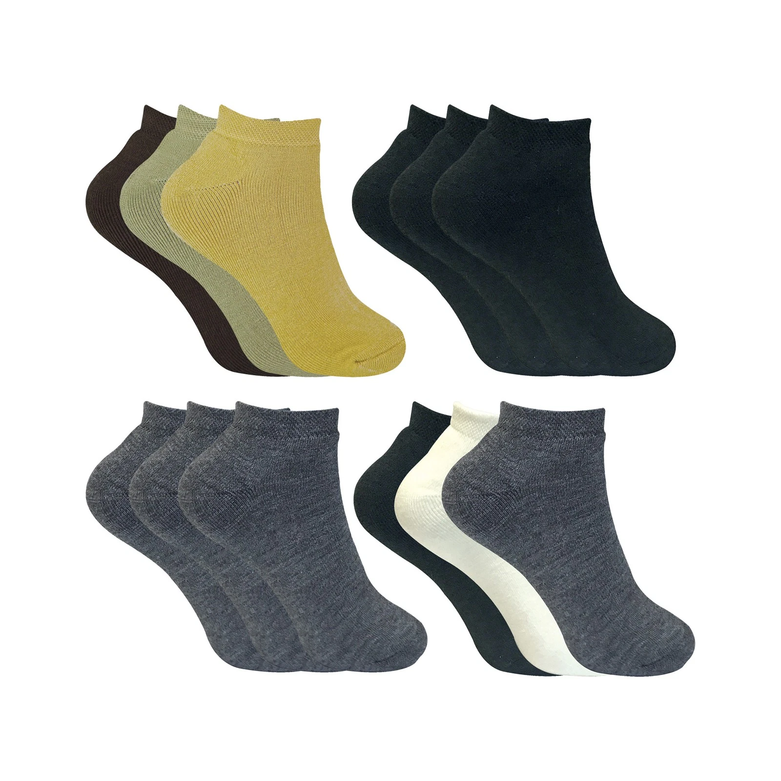 Sock Snob - 6 Pairs Ladies Cushioned Thermal Trainer Socks