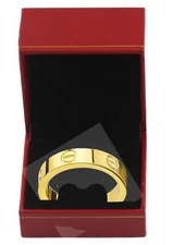 Stainless steel ring gold plated band Man Women with box USA seller