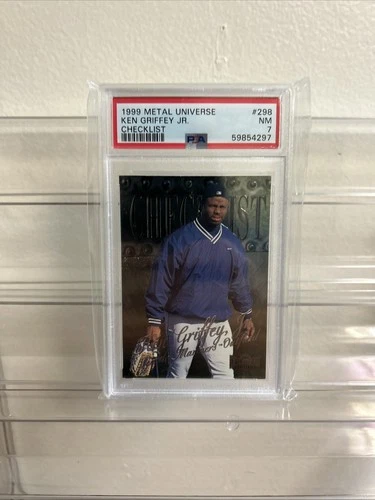 1999 Skybox Metal Universe - Checklist #298 Ken Griffey Jr psa 7 🔥