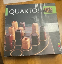 QUARTO Vintage 1991 Gigamic Wooden Board Block Strategy Board Game Complete LNC